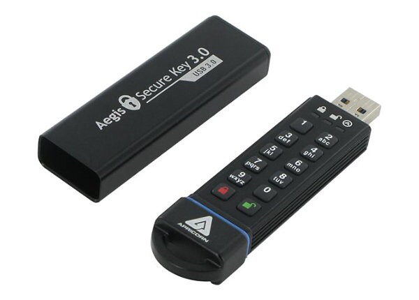 Apricorn Aegis Secure Key 3.0 - USB flash drive - 8 GB