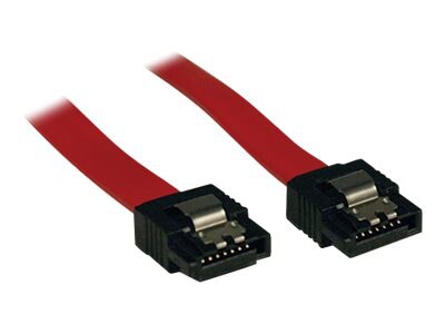 Tripp Lite 1ft Serial ATA SATA Latching Signal Cable 7Pin / 7Pin M/M 1' - SATA cable - 30.5 cm