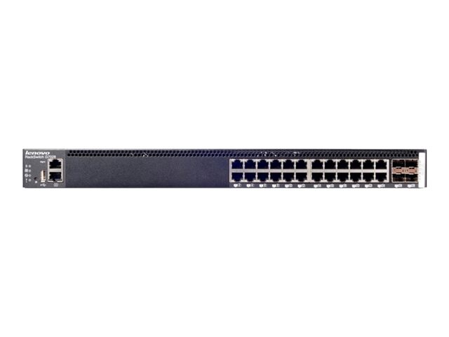 Lenovo RackSwitch G7028 - switch - 24 ports - managed - rack-mountable