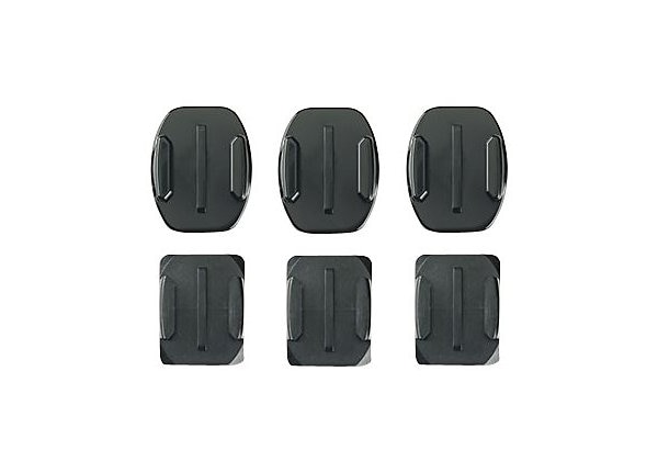 GoPro Curved + Flat Adhesive Mounts - support system - adhesive mount