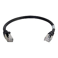C2G 8ft Cat6a Snagless Shielded (STP) Network Patch Ethernet Cable Black -