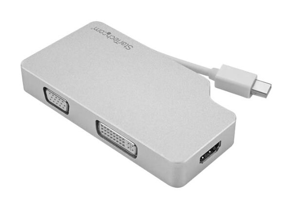 StarTech.com 3-in-1 Mini DisplayPort Adapter - mDP to VGA, DVI or 4K HDMI