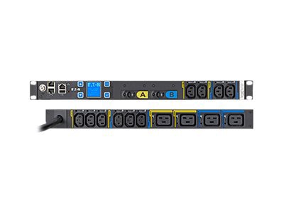 Eaton Metered Input Rack PDU 5.76 kW max 200-240V 24A 1U Single-Phase PDU