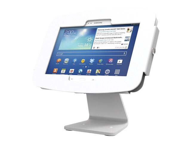 Compulocks Galaxy Secure Space Enclosure with Rotating 360° Kiosk White - mounting kit