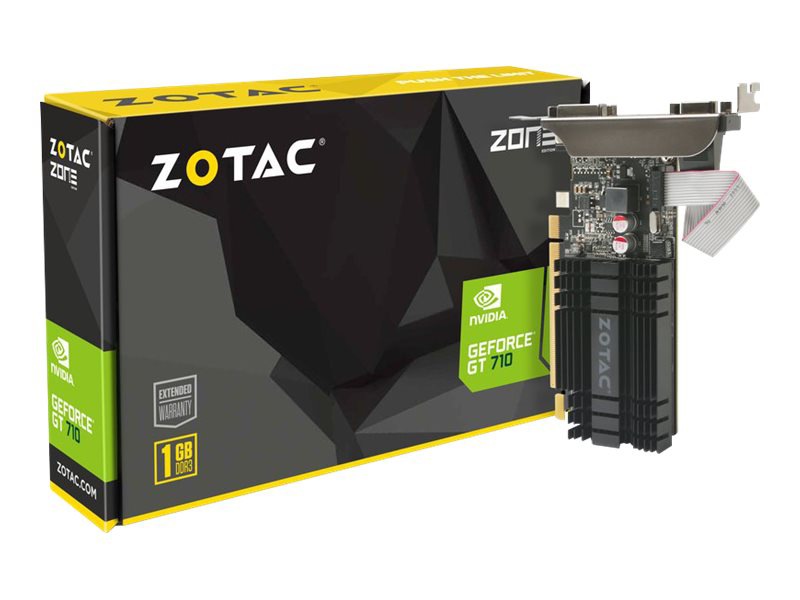 Thumbnail 4 of 7 for ZOTAC GeForce GT 710 - graphics card - GF GT 710 - 1 GB