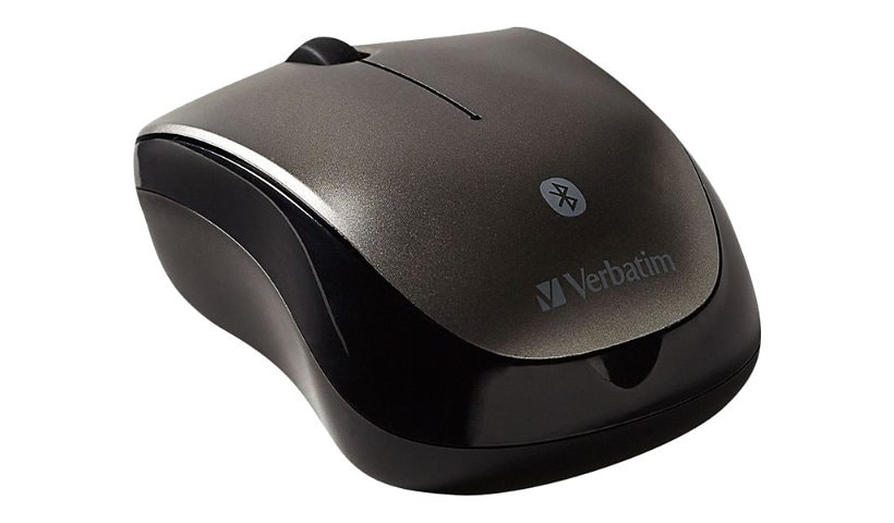 Verbatim Tablette sans fil Multi-Trac Souris LED bleue - souris - Bluetooth - graphite