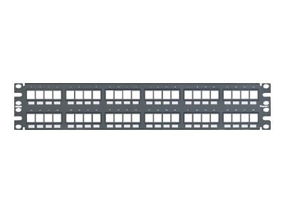 Panduit NetKey Flush Mount Modular Patch Panel - patch panel - 2U - 19"