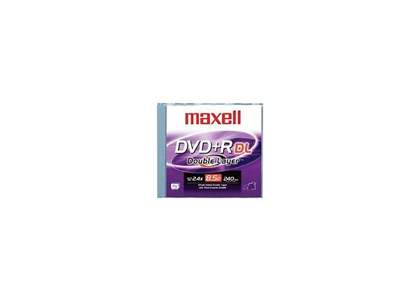 Maxell - DVD+R DL x 1 - 8.5 GB - storage media