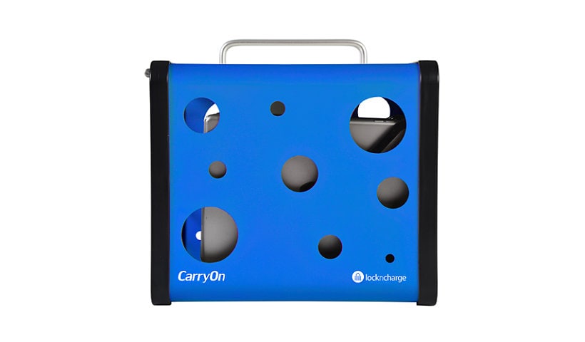 LocknCharge CarryOn storage box - for 5 tablets - blue