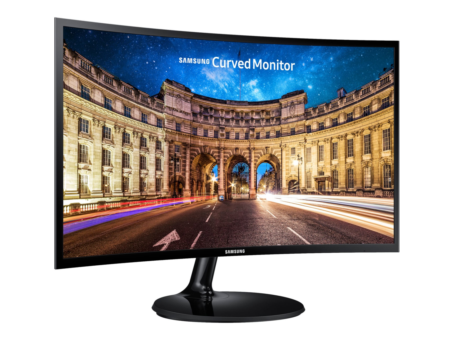 Thumbnail 4 of 14 for Samsung C27F390FHN - CF390 Series - LED monitor - curved - Full HD (1080p) - 27"