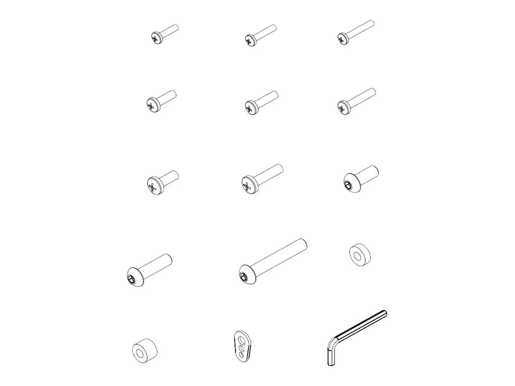 Chief Universal Hardware Kit - For Medium and Large FUSION Mounts