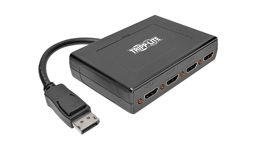 Tripp Lite 4-Port DisplayPort to HDMI Multi Stream Transport Hub MST 4K x 2K @ 24/30Hz - video/audio splitter - 4 ports