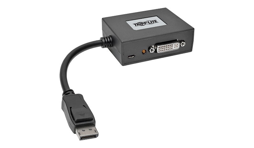 Tripp Lite 2-Port DisplayPort to DVI Multi-Stream Transport Hub 1080p TAA