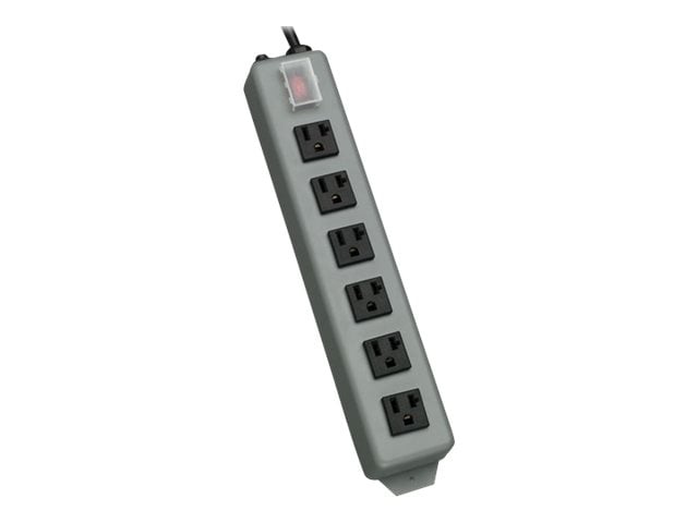 Tripp Lite Waber Power Strip 6-Outlet Industrial 15ft Cord 5-20P Metal