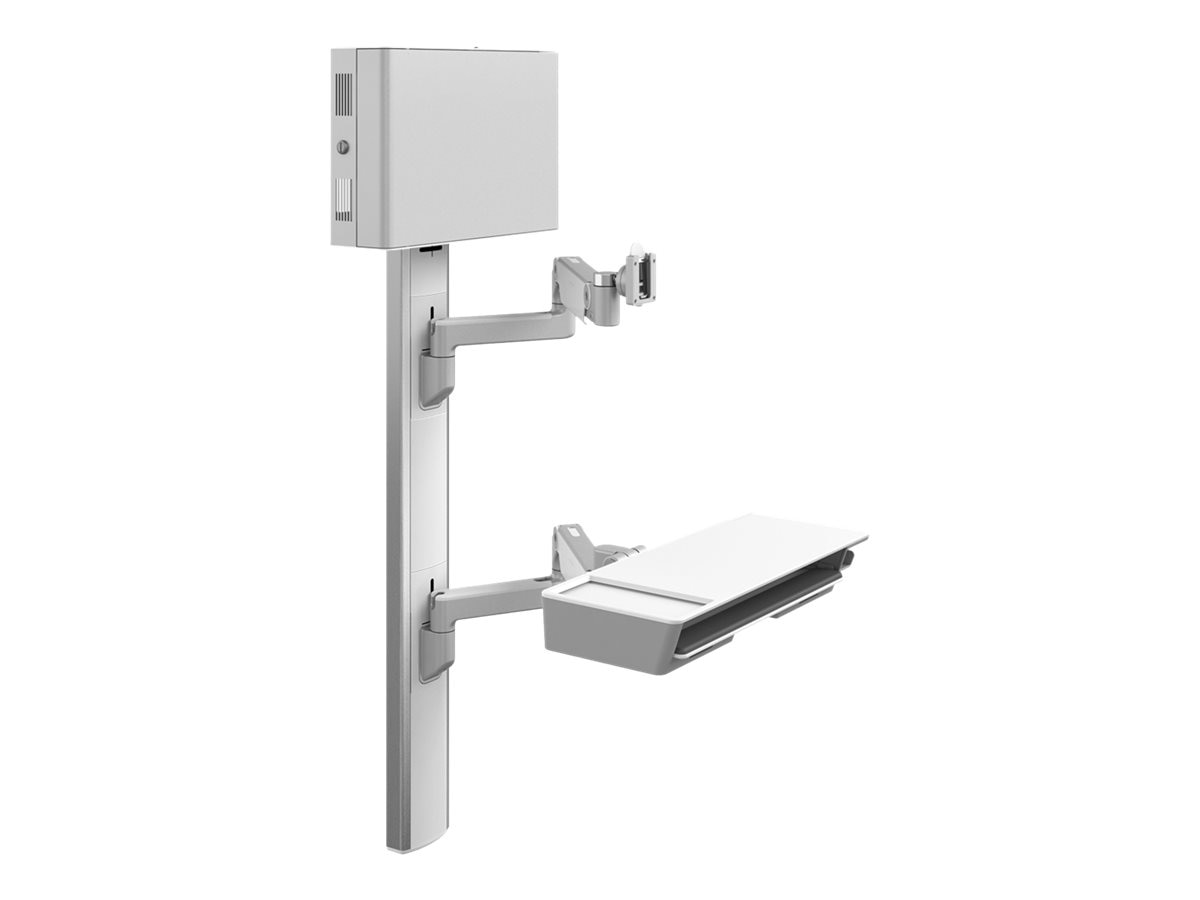 Capsa Healthcare V6 Wall Workstation mounting kit - for LCD display / keyboard / mouse / CPU