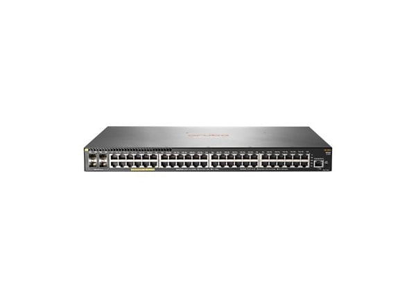 Aruba 2930F 48G PoE+ 4SFP - switch - 48 ports - managed - rack-mountable
