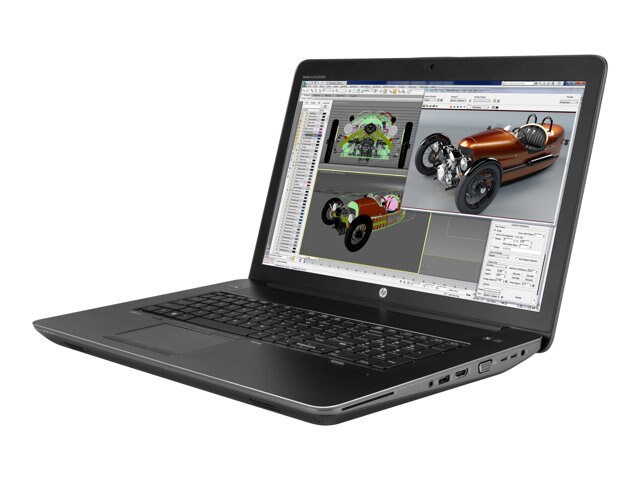 HP ZBook 17 G3 Mobile Workstation - 17.3" - Core i7 6820HQ - 16 GB RAM - 512 GB SSD - US - with HP ZBook 200W