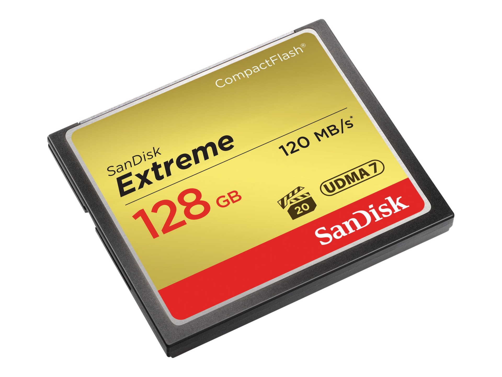 SanDisk Extreme - flash memory card - 128 GB - CompactFlash