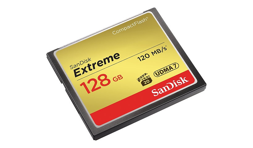 SanDisk Extreme - flash memory card - 128 GB - CompactFlash