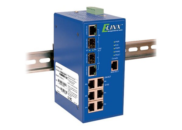 B&B Elinx EIR608-2SFP - switch - 8 ports - managed
