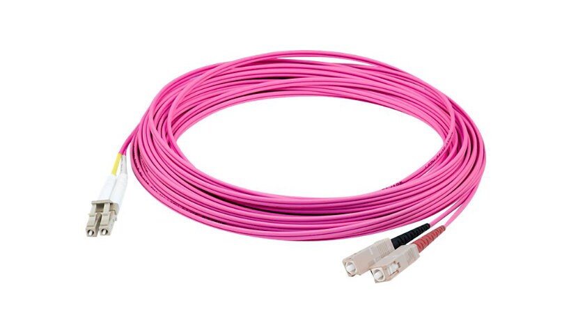 Proline 7m LC (M) to SC (M) Pink OS2 Duplex Fiber OFNR Patch Cable