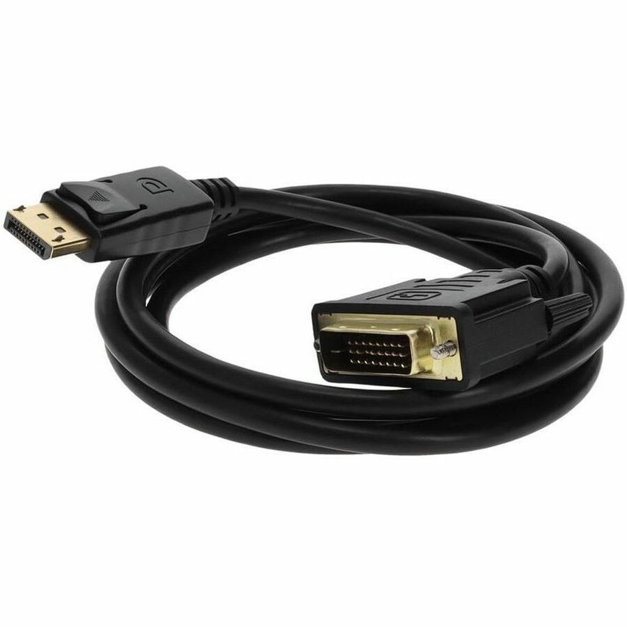 Proline 6ft DisplayPort 1.2 Male to DVI-D Dual Link (24+1 pin) Male Black C