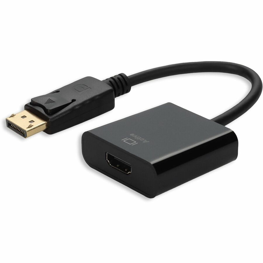 Proline DisplayPort 1.2 Male to HDMI 1.3 Female Black Active Adapter Which Comes with Audio For Resolution Up to