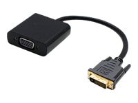 Proline DVI-D Single Link (18+1 pin) Male to VGA Female Black Active Adapte