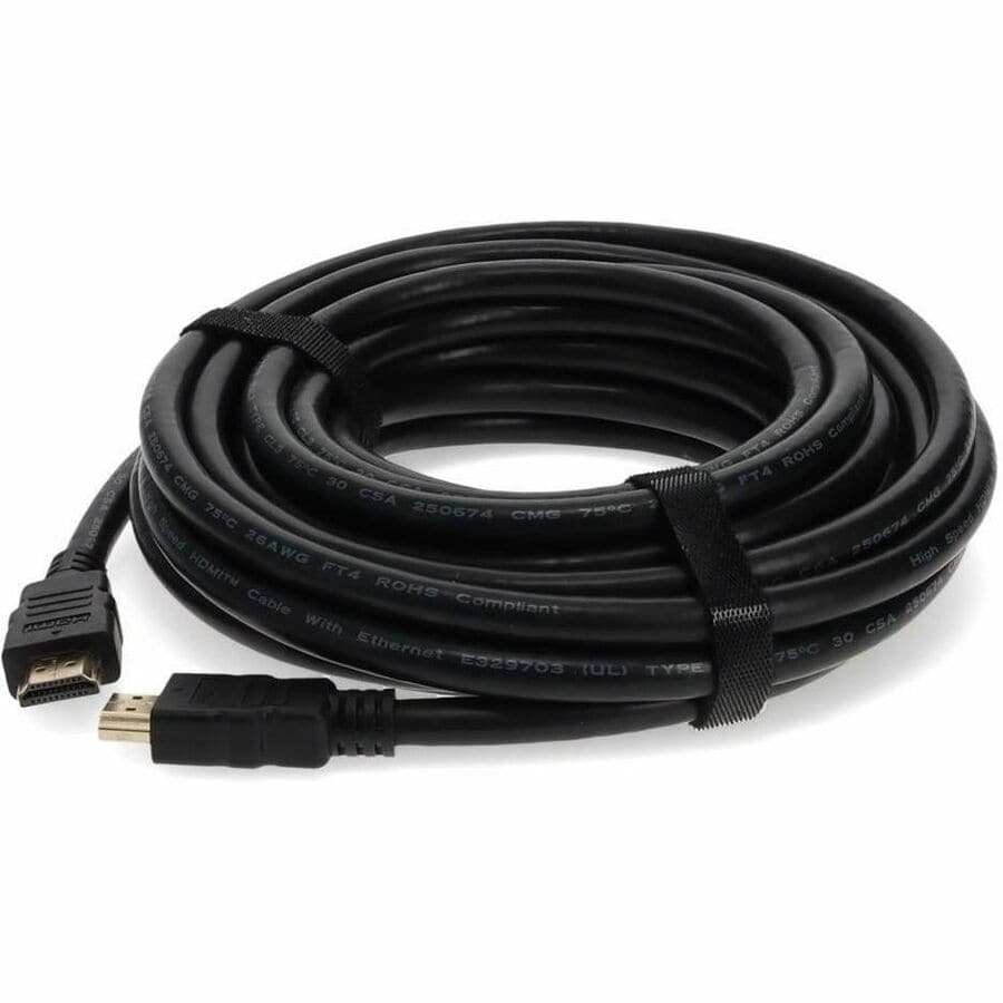 Proline 20ft HDMI 1.4 Male to HDMI 1.4 Male Black Cable Which Supports Ethe