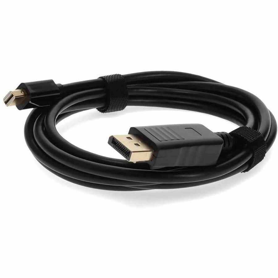 Proline 6ft Mini-DisplayPort 1.1 Male to DisplayPort 1.2 Male Black Cable For Resolution Up to 3840x2160 (4K UHD)