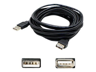 Proline 15ft USB 2.0 (A) Male to USB 2.0 (B) Male Black Cable