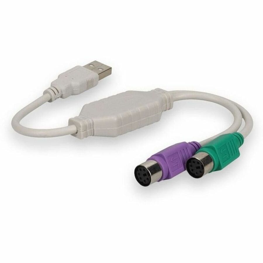 Proline USB 2.0 (A) Male to PS/2 Female Gray Adapter