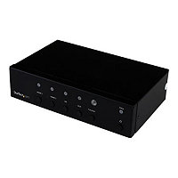 StarTech.com Multi-Input to HDMI Converter Switch - DisplayPort, VGA and Dual-HDMI to HDMI Switch - Priority and