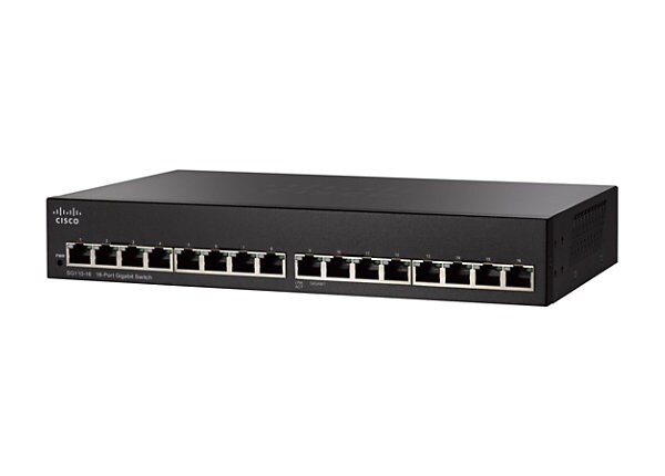 Cisco Small Business SG110-16 - switch - 16 ports - unmanaged - rack-mountable
