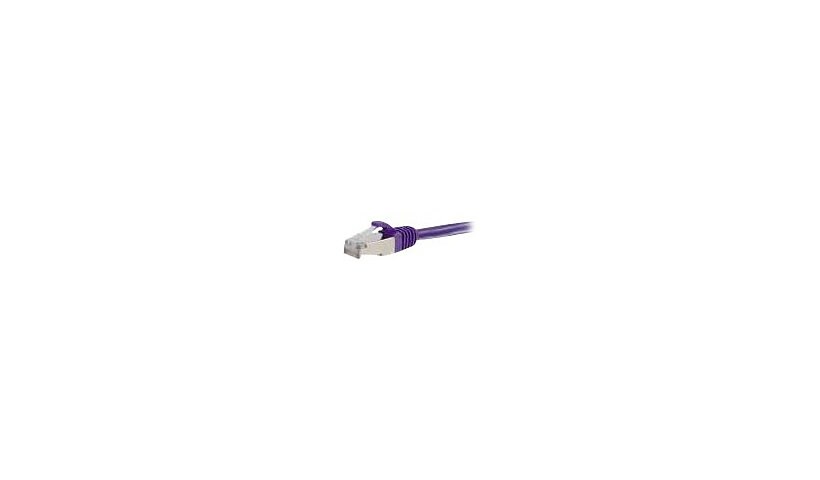 C2G 35ft Cat6 Snagless Shielded (STP)Ethernet Network Patch Cable - Purple