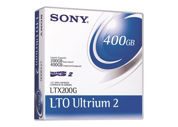 Sony LTX-200G - LTO Ultrium x 1 - 200 GB - storage media