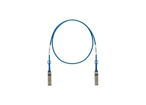 Panduit SFP+ Direct Attach Passive Cable Assemblies - direct attach cable - 5 m - blue