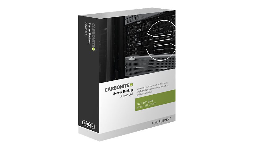 Carbonite Server Advanced - subscription license renewal (2 years) - unlimi