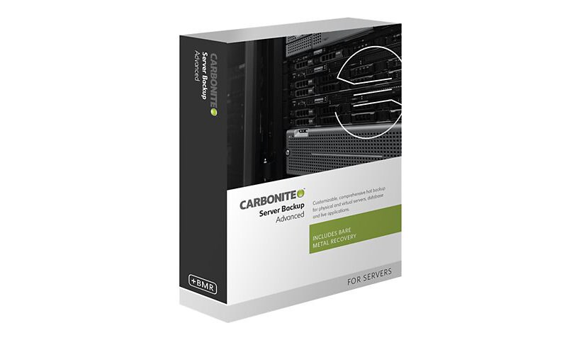 Carbonite Server Advanced - subscription license renewal (3 years) - unlimi