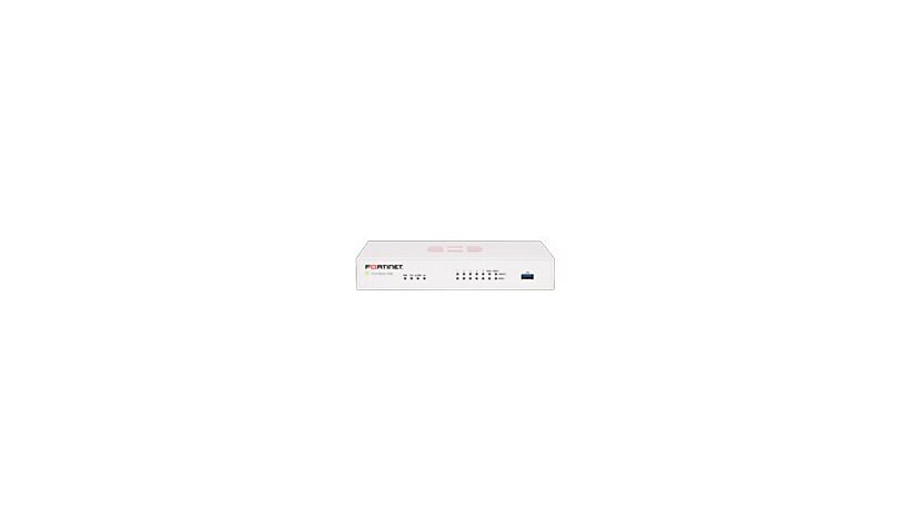 Fortinet FortiGate 50e - security appliance - with 1 year FortiCare 8x5 Ent