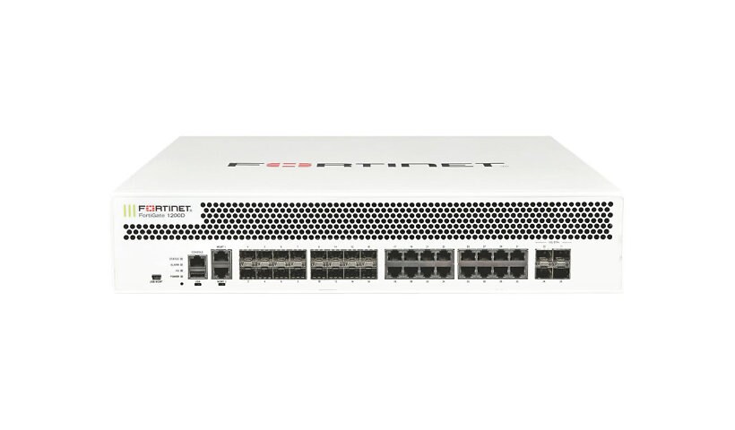 Fortinet FortiGate 1200D - security appliance - TAA Compliant - with 1 year