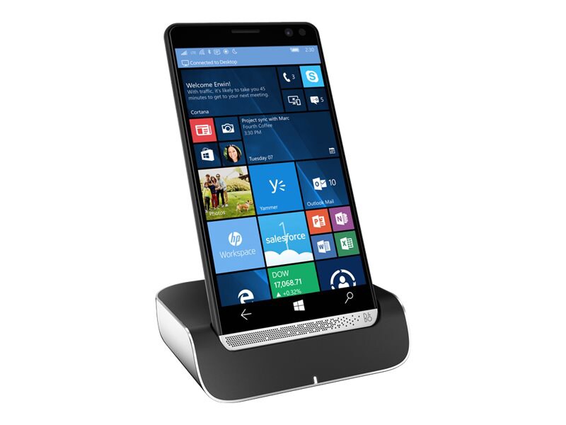 HP Elite x3 graphite with desk dock