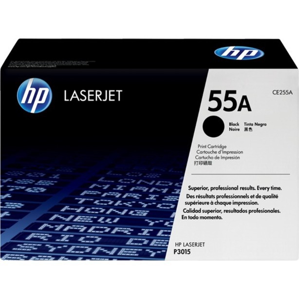 HP 55A Original Laser Toner Cartridge - Black - 2 / Pack