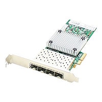 Proline - network adapter - PCIe x8 - 10 Gigabit SFP+ x 4