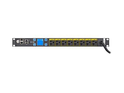 Eaton Managed rack PDU, 1U, 5-20P, L5-20P input, 1.44 kW max, 120V, 12A, 10