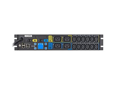 Eaton Managed rack PDU 2U L6-30P input 5.76 kW max 200-240V 24A 10 ft cord Single-phase Outlets: (12) C13 (4) C19