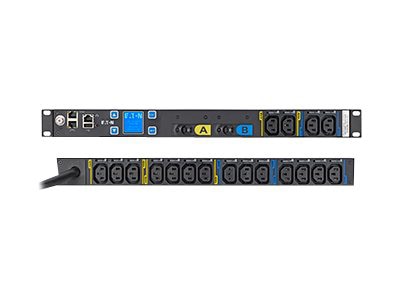 Eaton Metered Input Rack PDU 5.76kW max 200-240V 1U L6-30P Single-Phase PDU