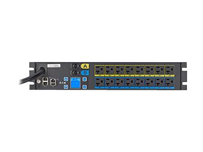 Eaton Metered Input rack PDU 2U, L5-30P input, 10ft cord, Single-phase, 100-127V, Outlets: 16 5-20R