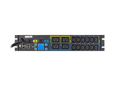 Eaton Metered Input Rack PDU 200-240V 5.76kW max L6-30P 2U Single-Phase PDU