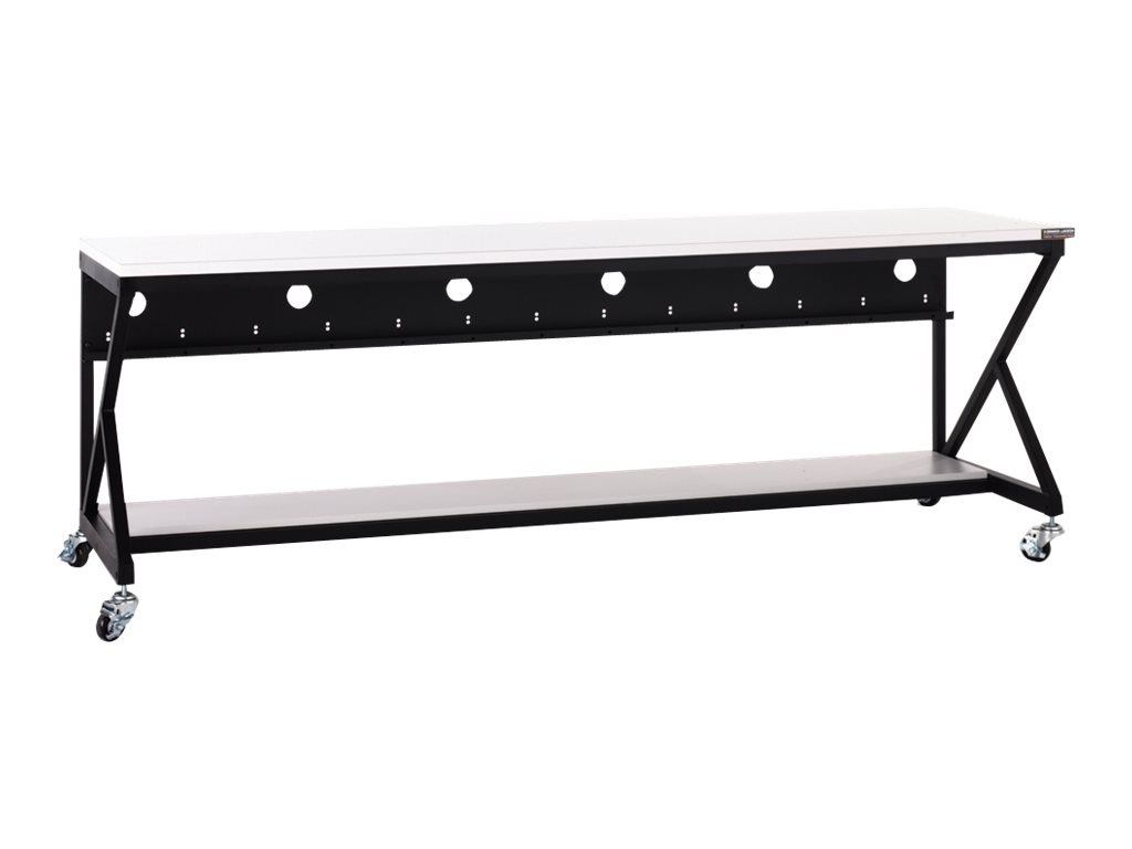 Kendall Howard Performance 400 LAN Station - workstation - rectangular - folkstone gray